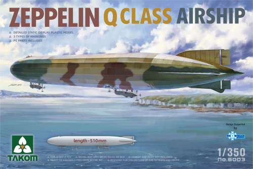 Дирижабль ZEPPELIN Q CLASS AIRSHIP, 1:350, [6003]