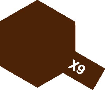 Краска эмал. X-9 brown (10 мл)