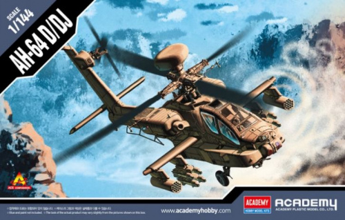 Вертолёт AH-64D/DJ Apache, 1:144, (12625)