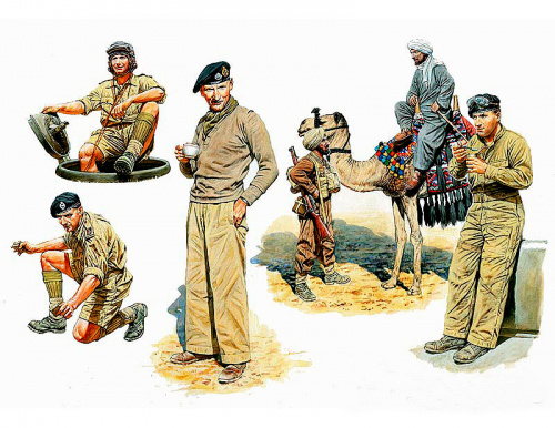 Фигуры Содружество AFV Экипаж, 1:35, (MB3564)