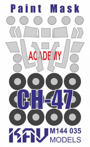 Окрасочная маска на CH-47 (Academy), 1:144