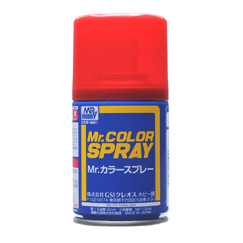 S75 Краска-спрей Mr.Color Metallic Red, 100мл