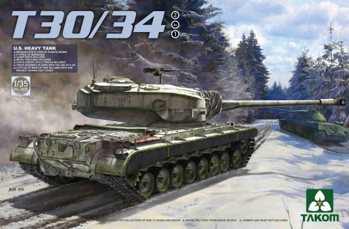 Американский тяжелый танк T30/34 (2 в 1), 1:35, [2065]