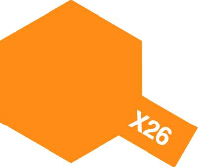 Краска эмал. X-26 Clear orange (10 мл)