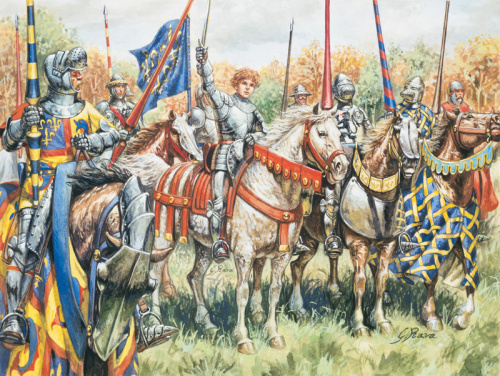 Французские рыцари (100-летняя война), 1/72