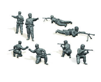 Советские парашютисты 1941-43г, 1:72, [6138]