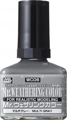 Смывка Mr.Weathering Color COLOR WC06 MULTI GRAY (40ml)