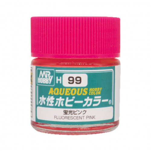 Краска 10мл Fluorescent Pink (Gloss), [H099]