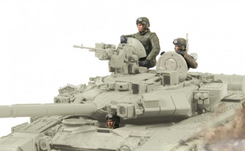 Современные танкисты в боевом костюме (ковбой), 1:35