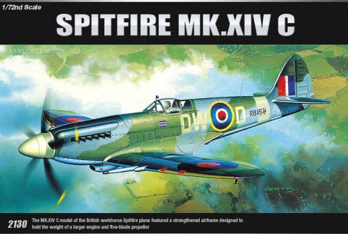 Самолет Spitfire MK XIVC, 1/72