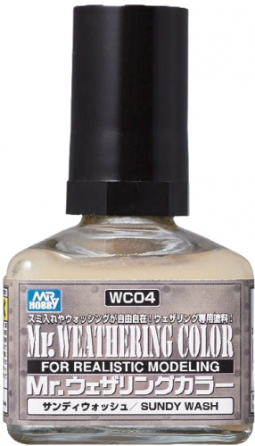 Краска 40мл MR.WEATHERING COLOR WC04 SUNDY WASH