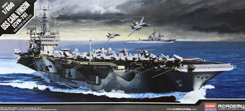 Авианосец USS Carl Vinson (CVN-70), 1:800