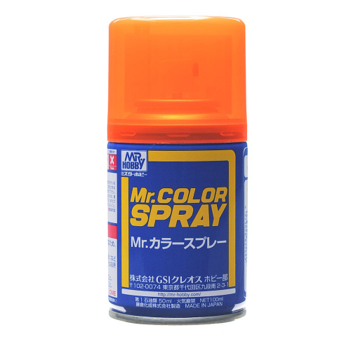 Краска-спрей Mr.Hobby CLEAR ORANGE (100мл)