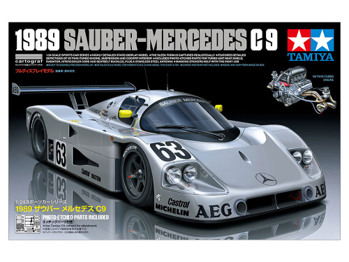 А/м Sauber-Mercedes C9 1989, 1/24
