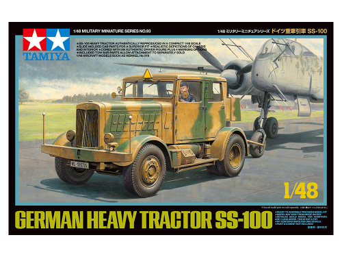 Немецкий Heavy Tractor SS-100, 1/48