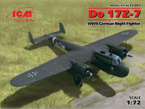 Do 17Z-7, Германский ночной истребитель ІІ МВ, 1:72, (72307)