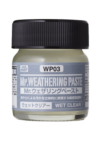 Краска 40мл MR.WEATHERING COLOR WP03 WET CLEAR