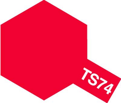 Краска-спрей TS-74 Clear Red (100 мл)