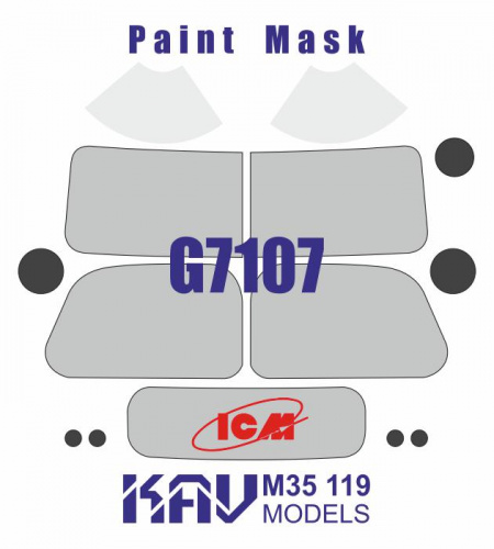 Окрасочная маска на G7107 (ICM), 1:35