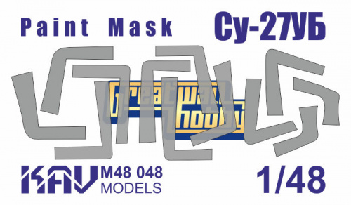 Окрасочная маска на Сухой-27УБ (GWH), 1:48