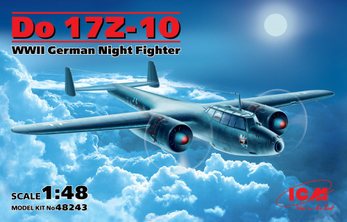 Do 17Z-10, Германский ночной истребитель ІІ МВ, 1:48, (48243)