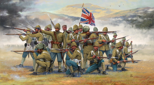 Солдатики BRITISH INFANTRY and SEPOYS (Colonial Wars)