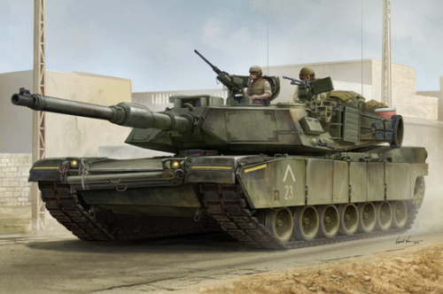 Американский танк M1A1 AIM Abrams, 1:16, [00926]