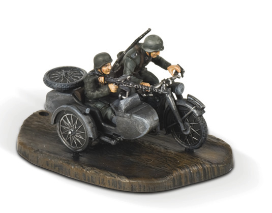 Немецкий мотоцикл R-12, 1:72, [6142]