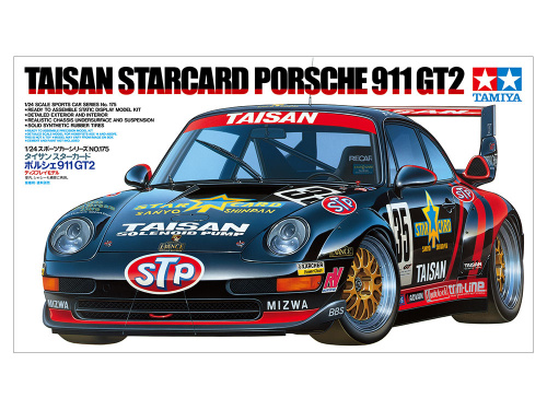 Автомобиль Taisan Porsche 911 GT2, 1:24, [24175]
