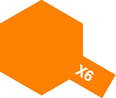 Краска эмал. X-6 orange (10 мл)