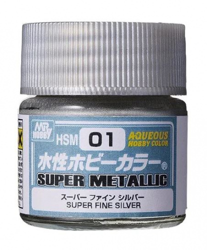 Кр.акр. на воде Super Fine Silver (10мл.)