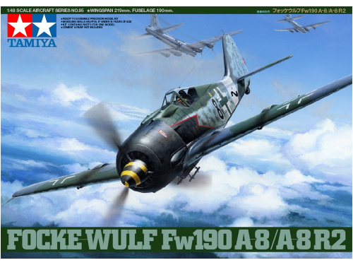 Самолет FW-190 A-8/A-8R2, 1:48, [61095]