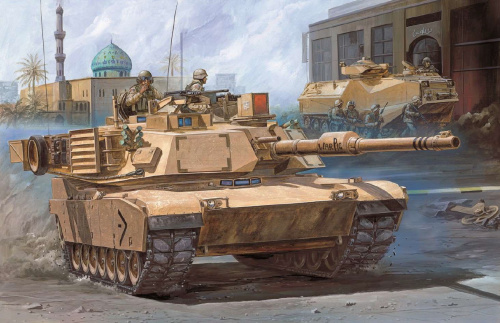 Танк USMC M1A1 Abrams, 1:72, (13430)
