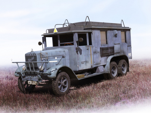 Henschel 33 D1 Kfz.72, немецкая машина связи, 2МВ, 1:35, (35467)
