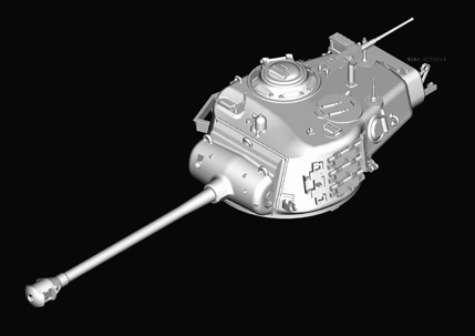 Американский танк T26E4 Pershing (поздний), 1:35, [82428]