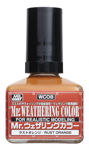 Краска 40мл MR.WEATHERING COLOR WC08 RUST ORANGE