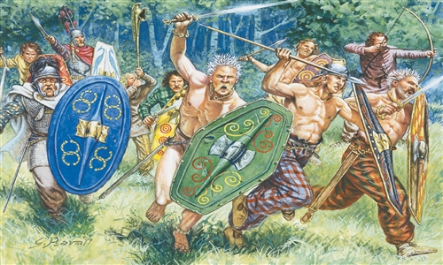 Gauls Warriors, 1/72