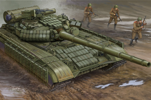 Советский ОБТ Т-64АВ мод. 1984г, 1:35, [01580]