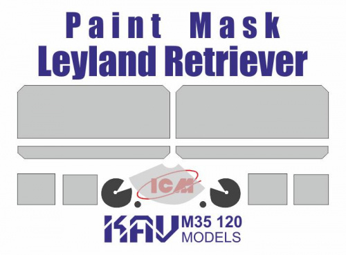 Окрасочная маска на Leyland Retriever (ICM), 1:35