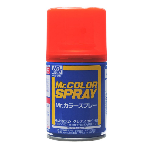 Краска-спрей Mr.Hobby CLEAR RED (100мл)