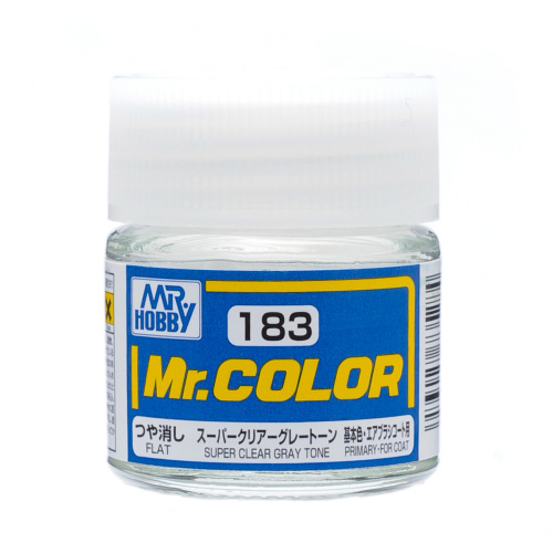 Краска 10мл SUPER CLEAR GRAY TONE, [C183]