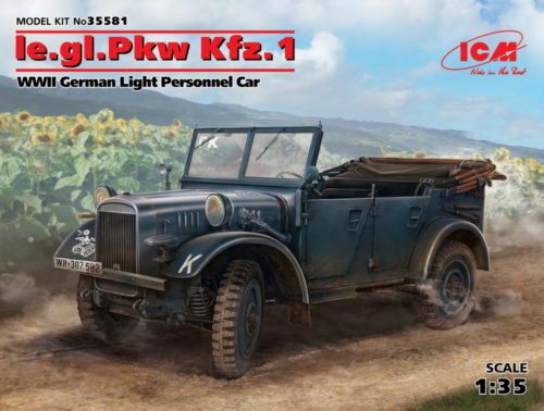le.gl.Einheits-Pkw Kfz.1, Германский легкий внедорожный автомобиль ІІ МВ, 1:35, (35581)
