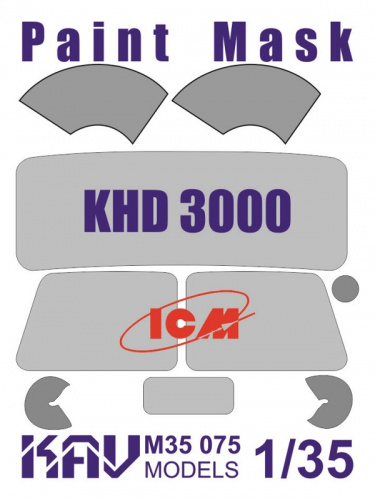 Окрасочная маска на остекление KHD-S/A3000 (ICM), 1:35
