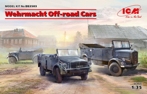 Внедорожные автомобили Вермахта (Kfz.1, Horch 108 Typ 40, L1500A), 1:35, (DS3503)