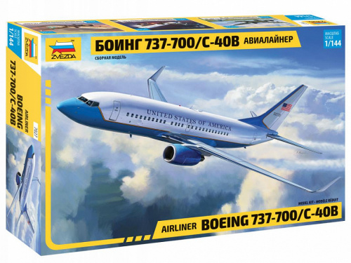 Авиалайнер "Боинг 737-700/С40В", 1:144