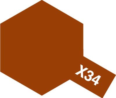 Краска эмал. X-34 metallic brown (10 мл)