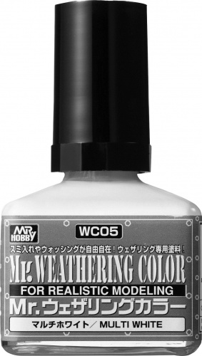 Краска 40мл MR.WEATHERING COLOR WC05 MULTI WHITE