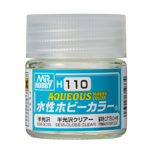 Кр.акр. на воде SEMI-GLOSS CLEAR (10мл)