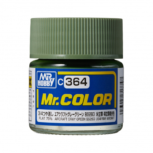Краска 10мл Aircraft Gray Green BS283 (Flat)