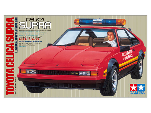 А/м TOYOTA CELICA SUPRA KIT специальная версия. Машина безопасности. 1/24